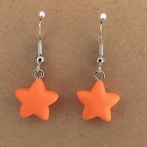 Cute Resin Star Dangle Earrings